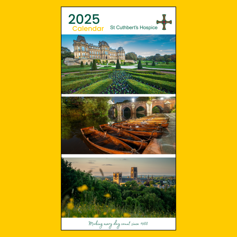 2025 St Cuthbert's Hospice Annual Calendar Durham Photography